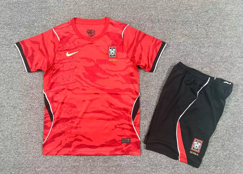 Kids-South Korea 2026 World Cup Home Soccer Jersey